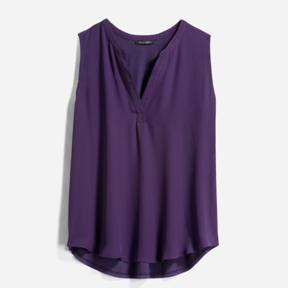 PAPERMOON - Fayetteville Mixed Material Blouse
